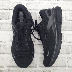 Brooks Ghost 15 Running Shoes All Black Women's Size 10